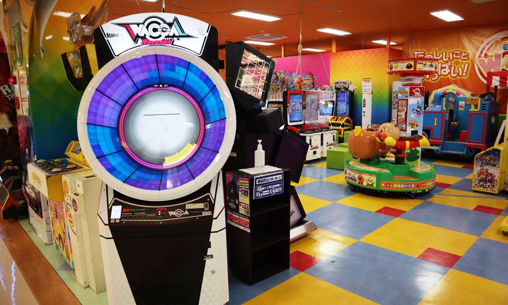 ショッピングシティベル店にある大型ゲームセンターです